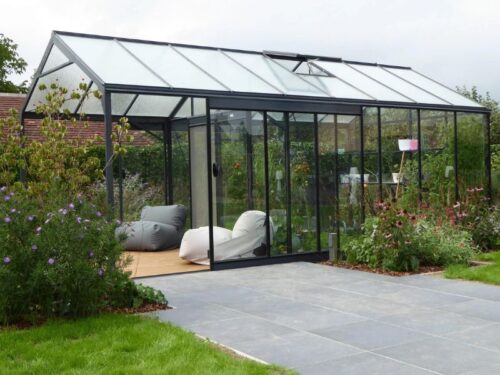 Lounge Bora – Bora — oranjerie din aluminiu și sticlă securizată, ACD