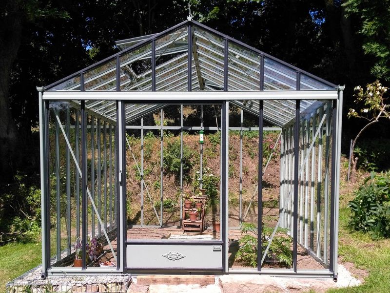 Luxia Retro — oranjerie din aluminiu și sticlă securizată, LAMS