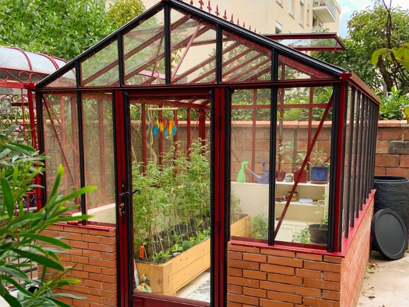 sera_sticla_lams_luxia_retro_soclu_1 Luxia Retro pe soclu — oranjerie din aluminiu și sticlă securizată, LAMS